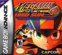 Rockman EXE 4 Tournament Red Sun JP GameBoy Advance JP box art
